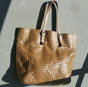 Bottega Vaneta Leather Woven Tote SOLD